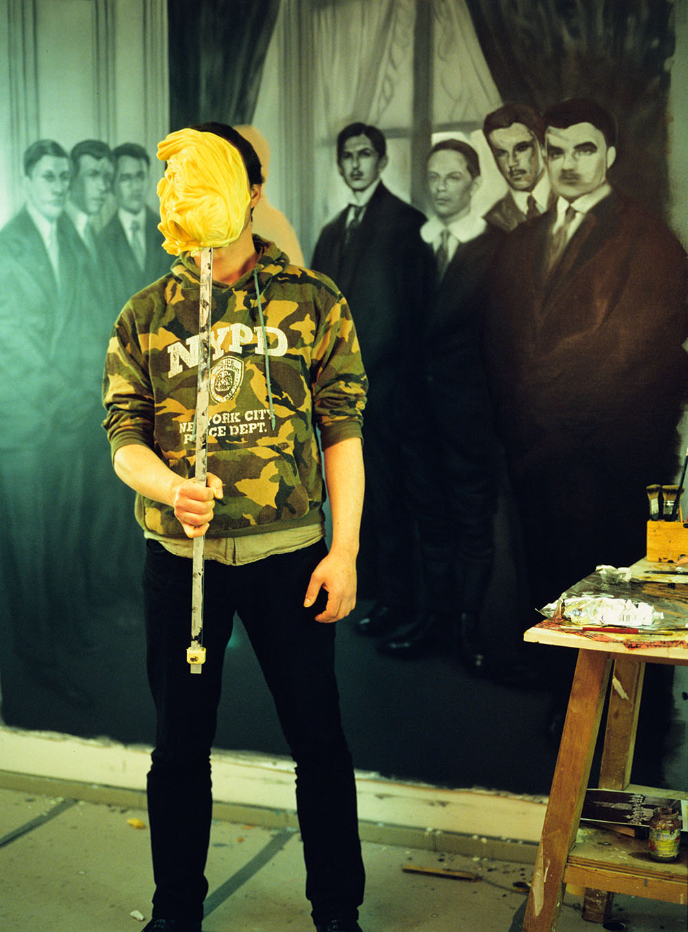 Stephan Balleux, Berlin-Kreuzberg, 12 April 2011, aus der Serie Berlin Artists #mask